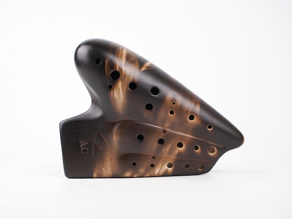 三管普及型熏烧陶笛