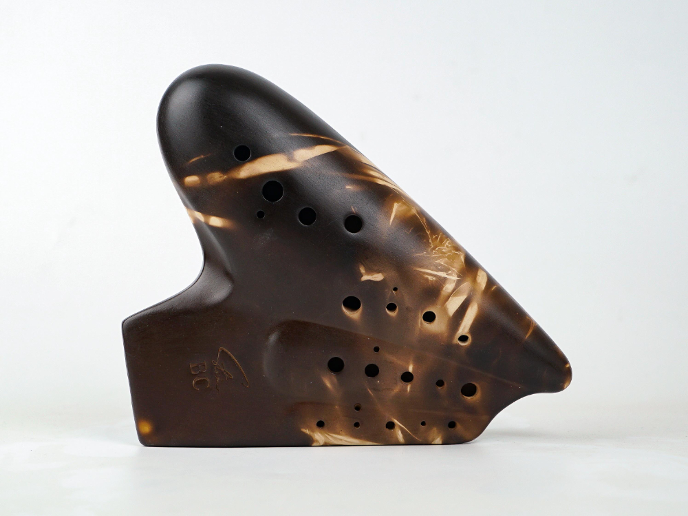 三管普及型熏烧陶笛