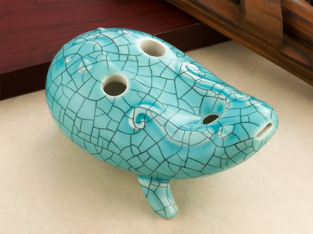 6孔造型笛-三足蛙