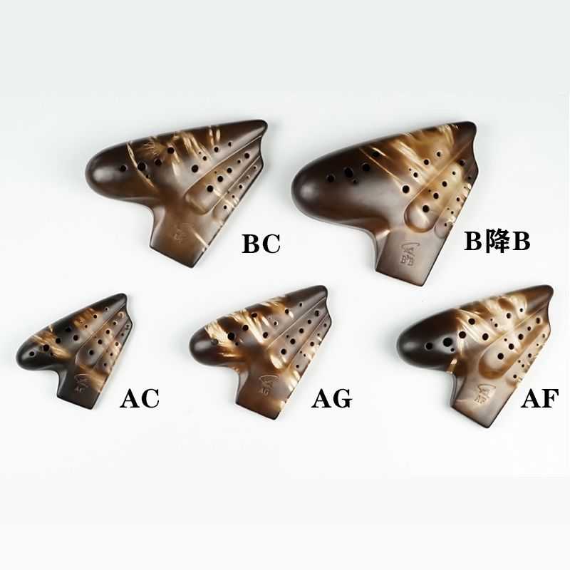 三管普及型熏烧陶笛