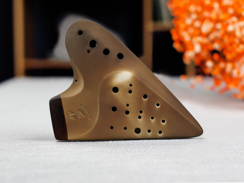 三管风雅型素烧陶笛