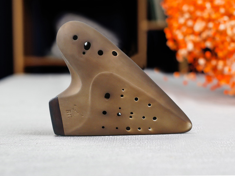 三管风雅型素烧陶笛