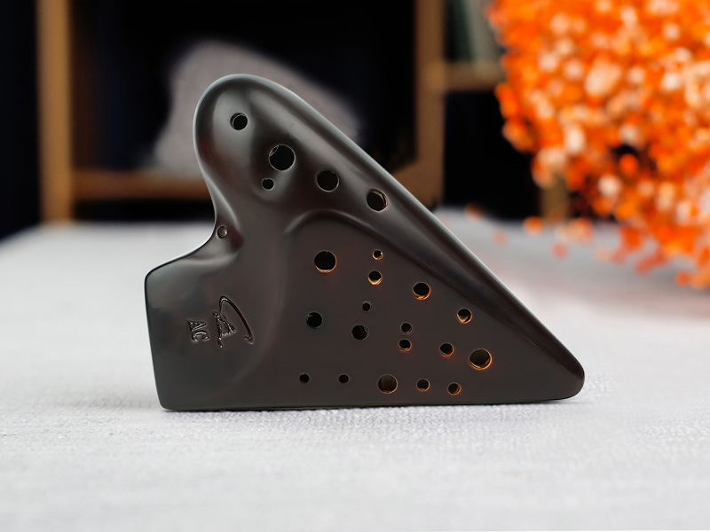 三管风雅型熏烧陶笛