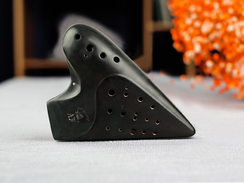 三管风雅型熏烧陶笛