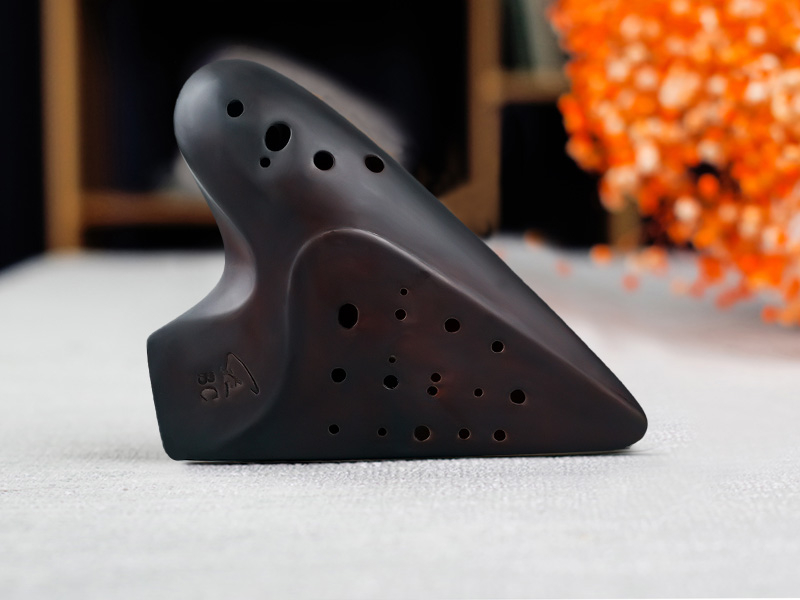 三管风雅型熏烧陶笛