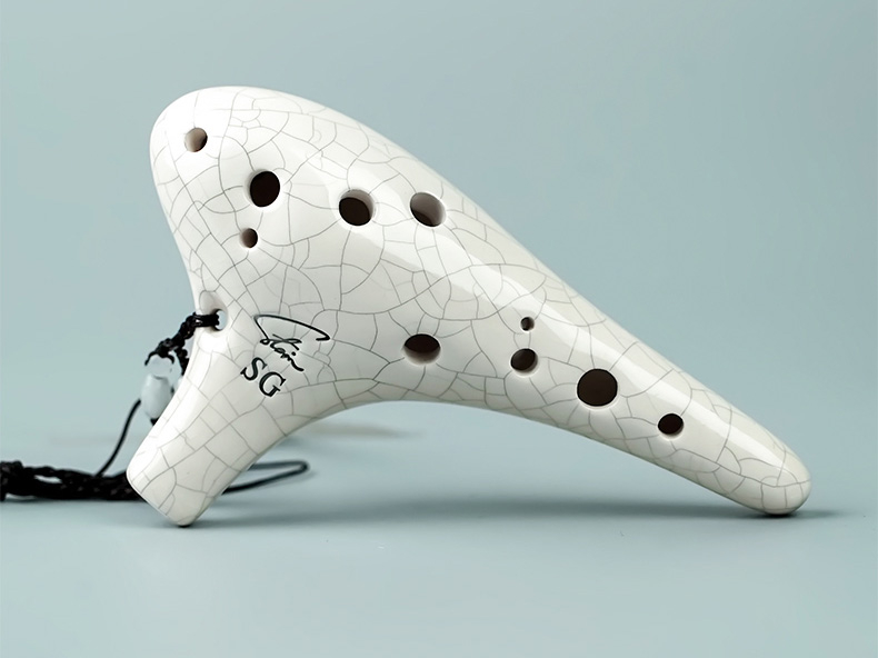 12孔加长型裂纹陶笛