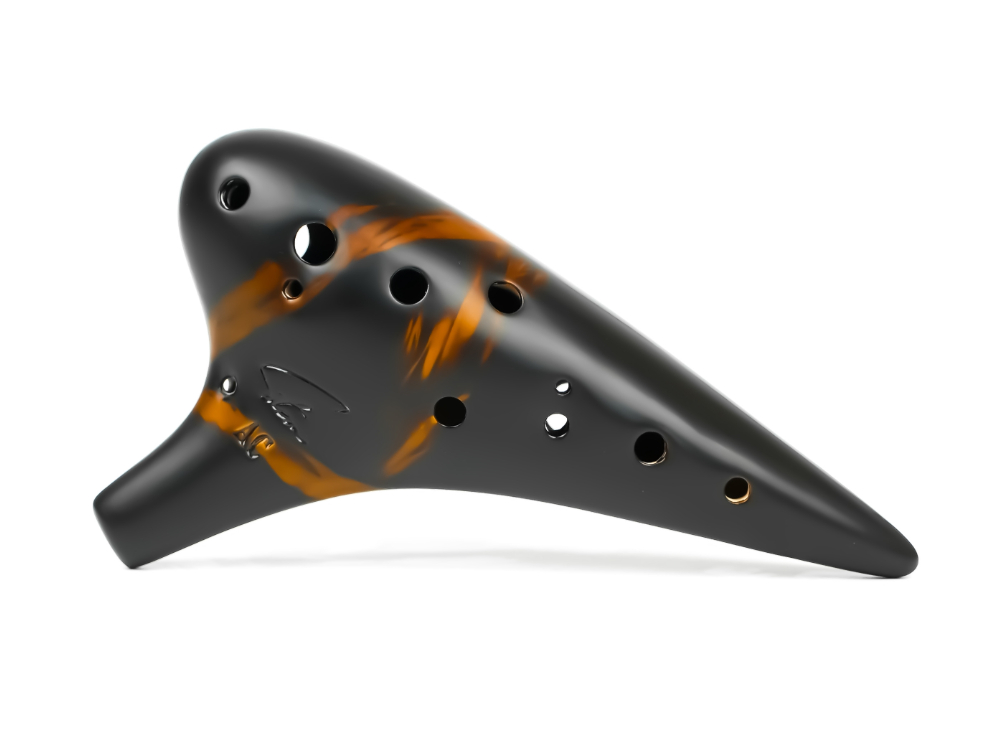 12孔熏烧提升款陶笛