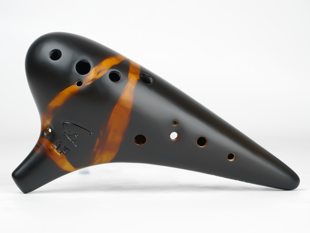 12孔熏烧提升款陶笛