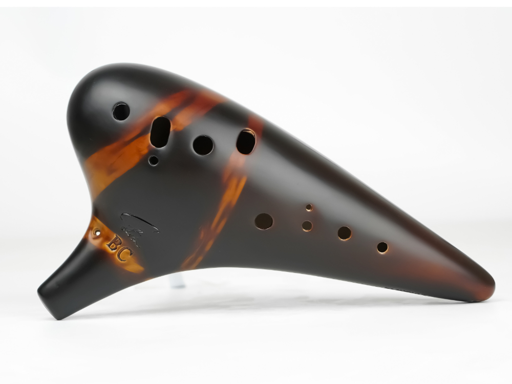 12孔熏烧提升款陶笛