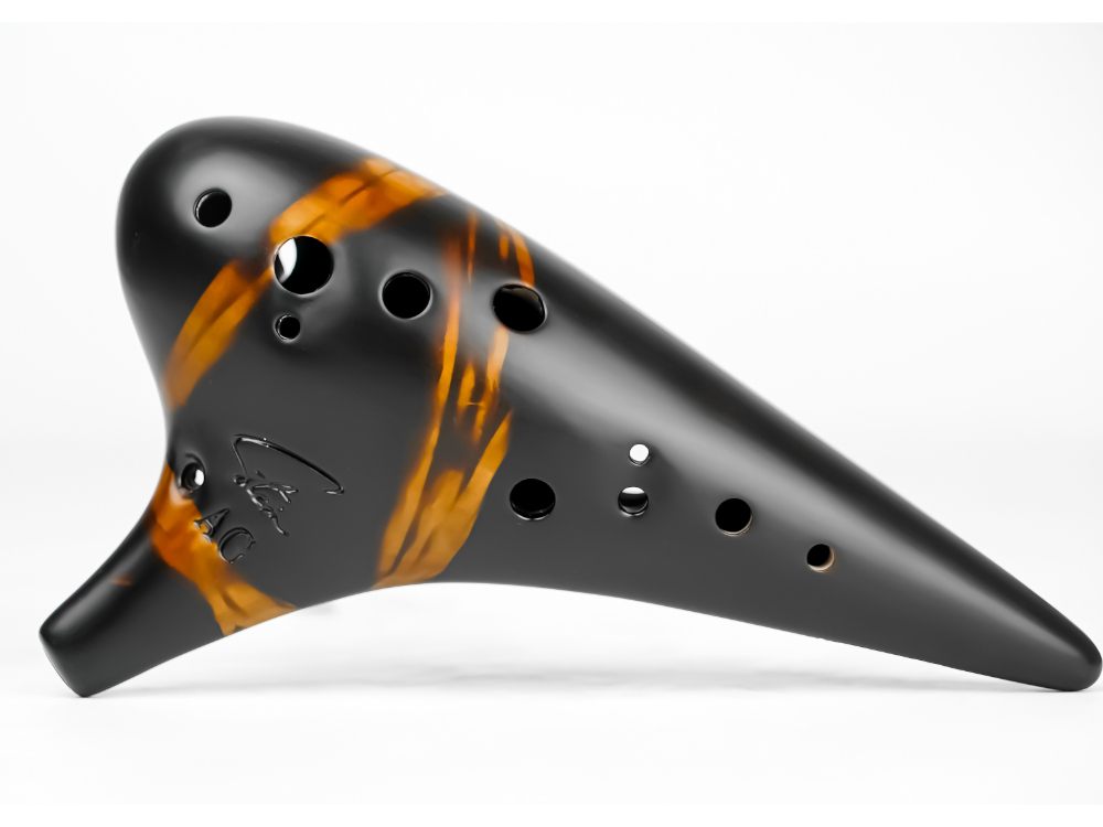 12孔熏烧提升款陶笛