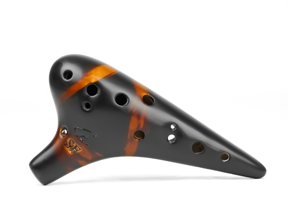 12孔熏烧提升款陶笛