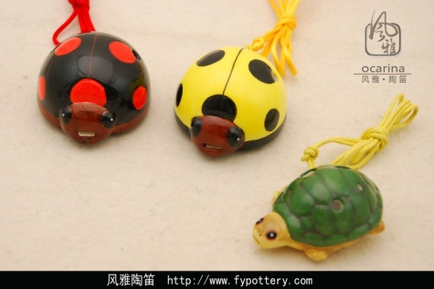 4孔造型笛-甲壳虫 乌龟