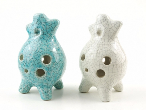 6孔造型笛-三足鸟