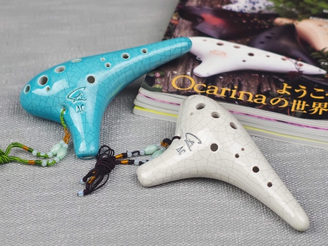 12孔加长型裂纹陶笛