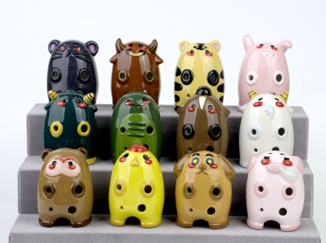 6孔造型笛-十二生肖